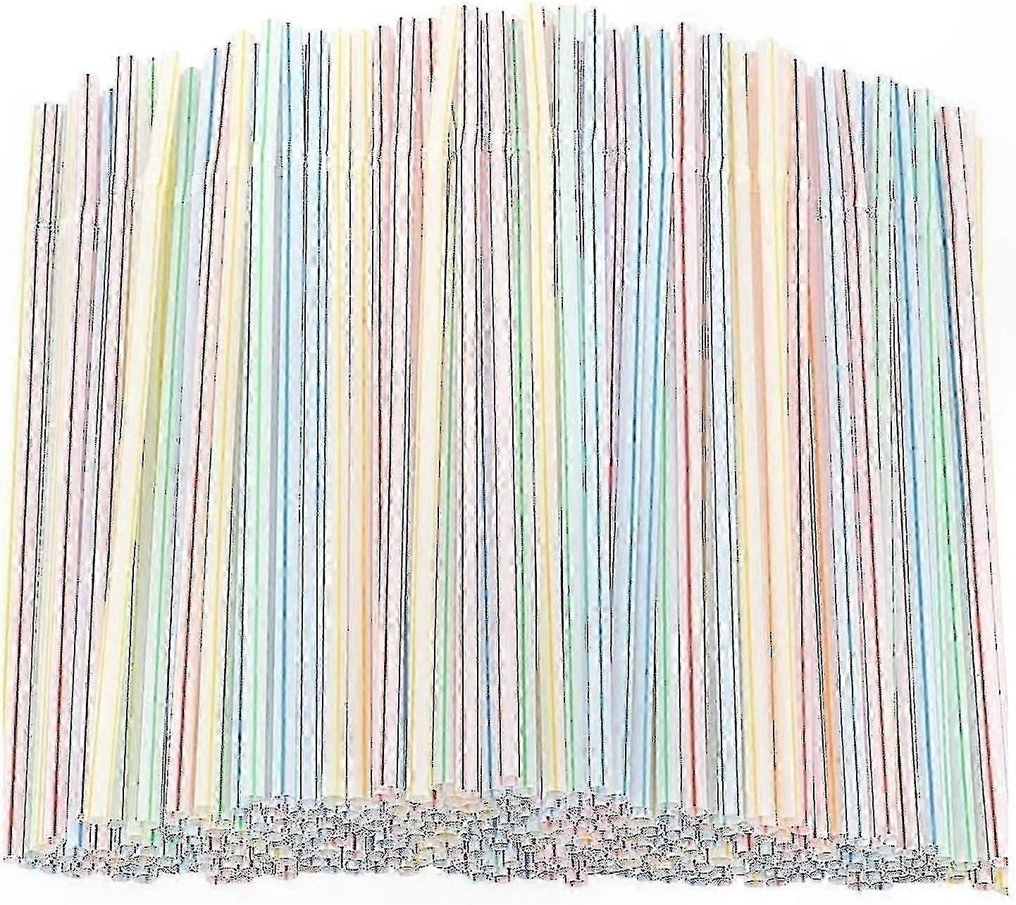 Colorful Plastic Straws for Everyday Use
