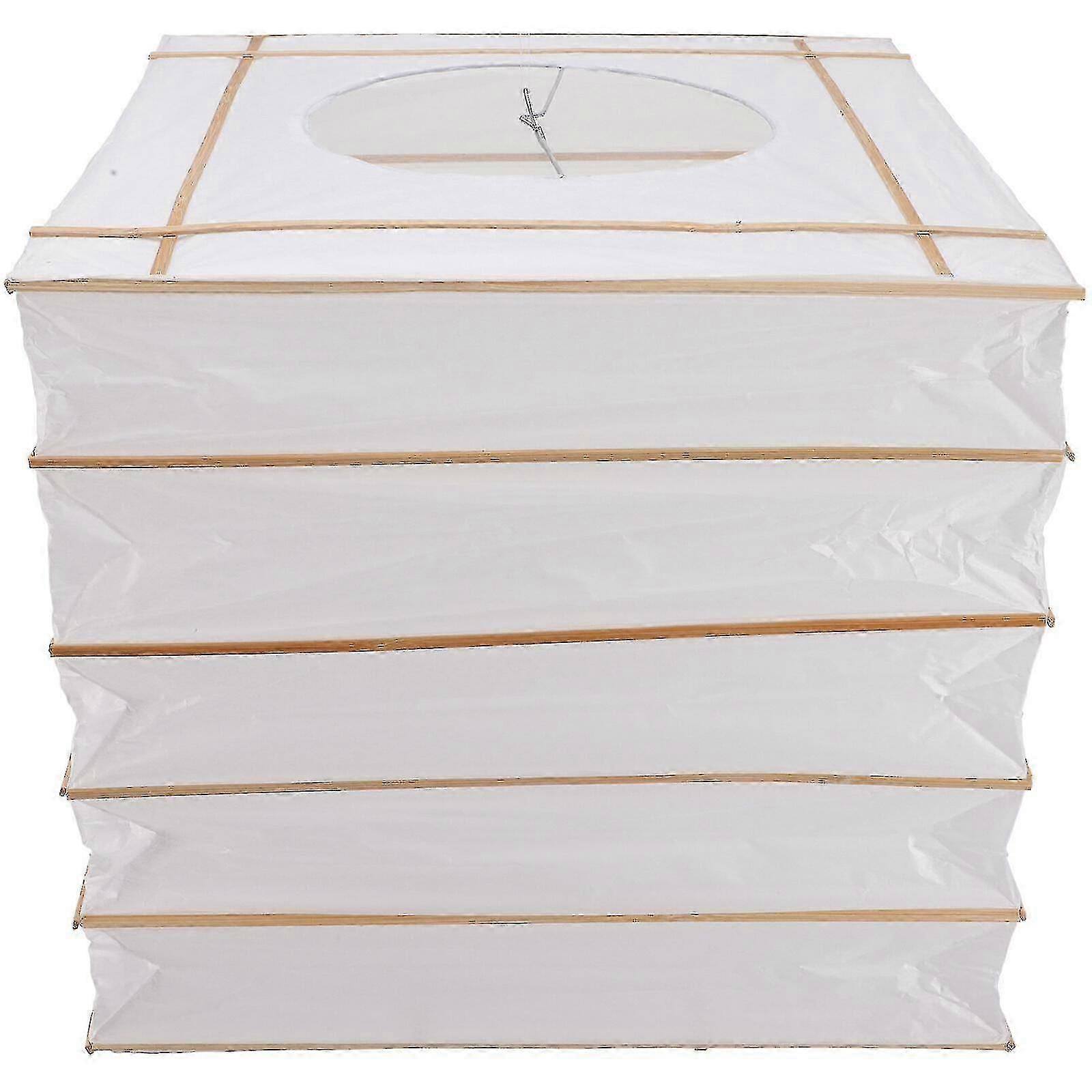 Paper lamp cover for living room foldable square shape