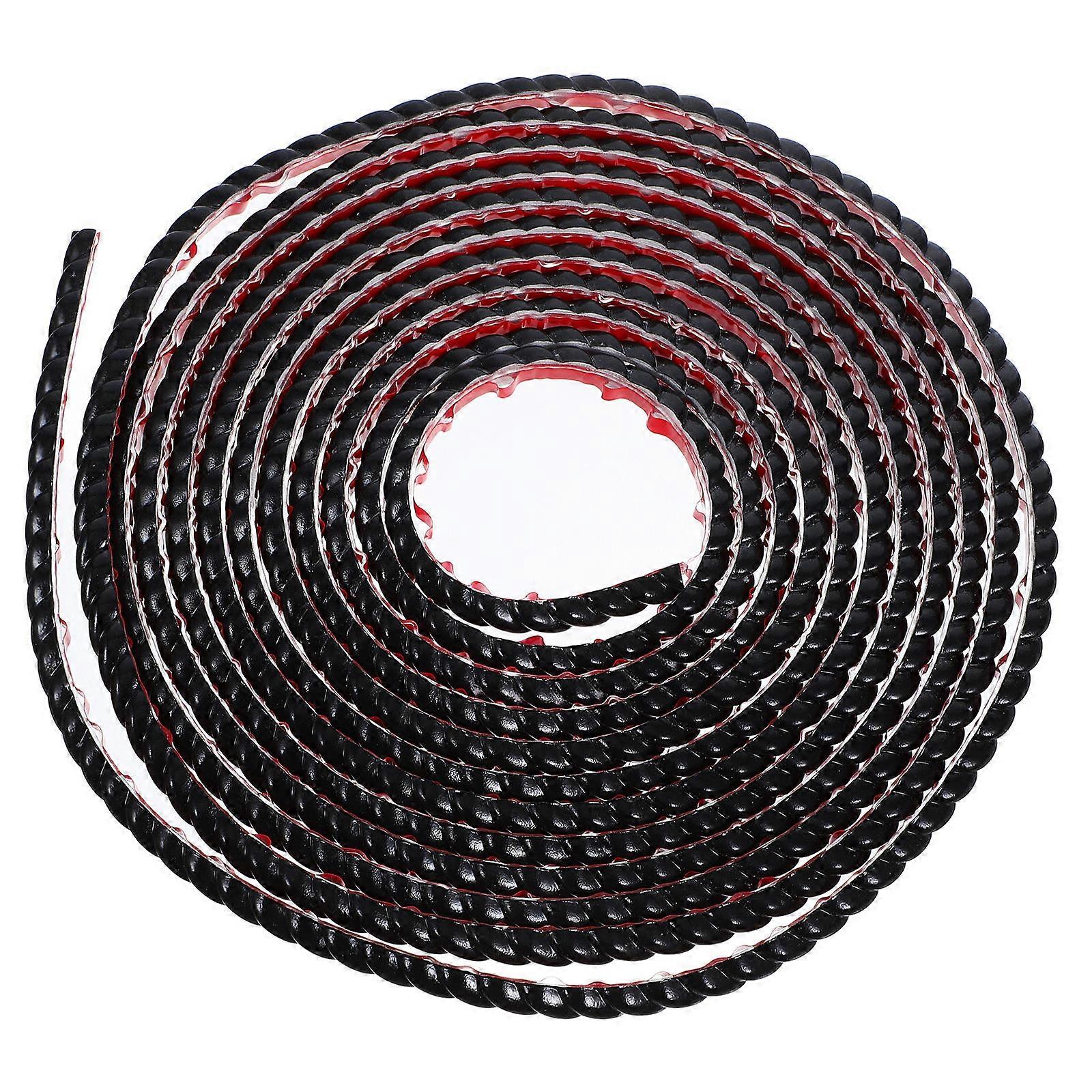1 Roll PU Flexible Trim Molding Splashproof Adhesive Trim for Mirror Frames Wall Corners and Ceilings