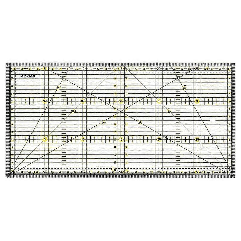 For Cutting Ruler Multipurpose Patchwork Cloth Quilt Ruler Diy Garment Design Drawing Cutting Craft