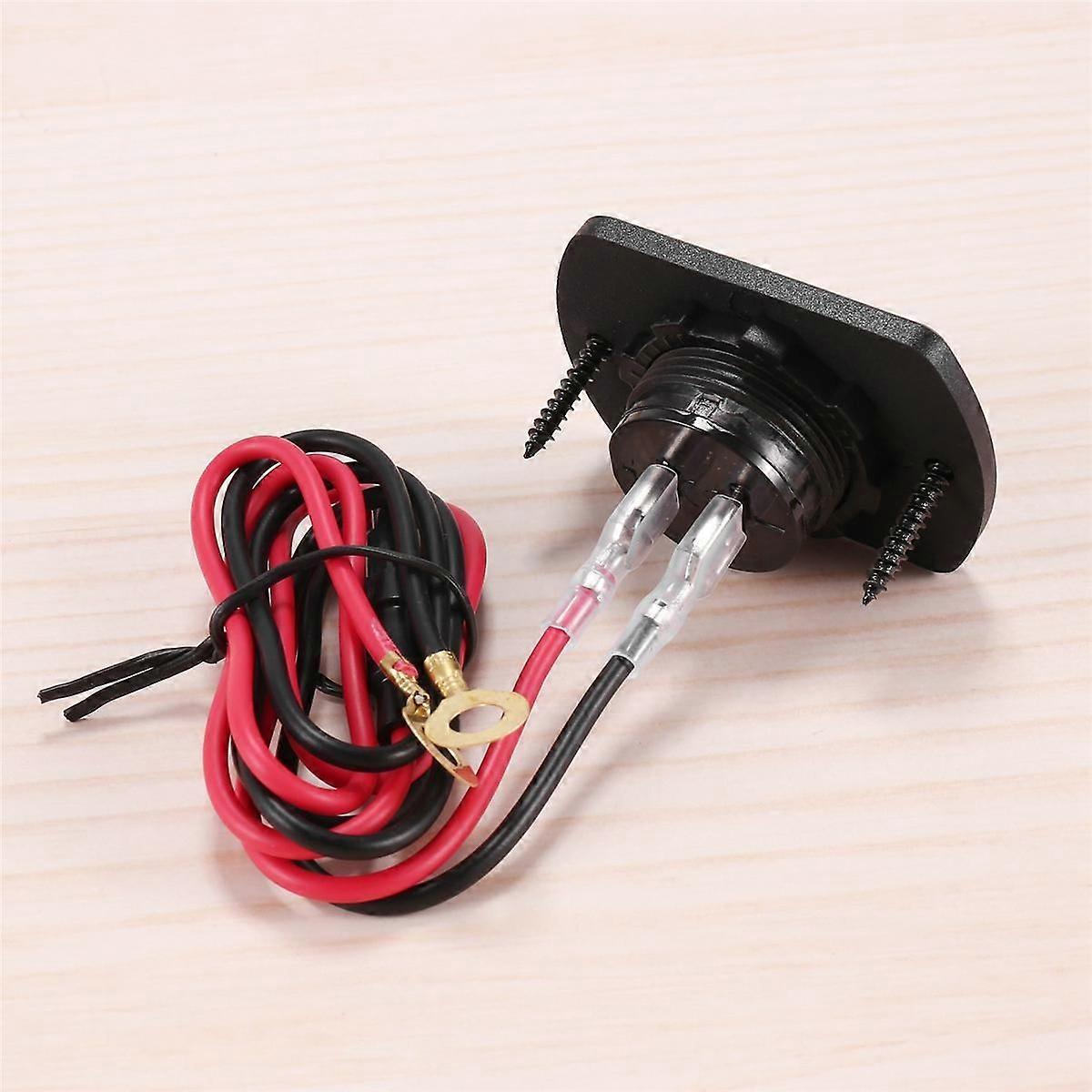 12V Voltage Gauge with Contact Switch Digital Display DC12V 24V Waterproof Voltmeter Panel for Boat