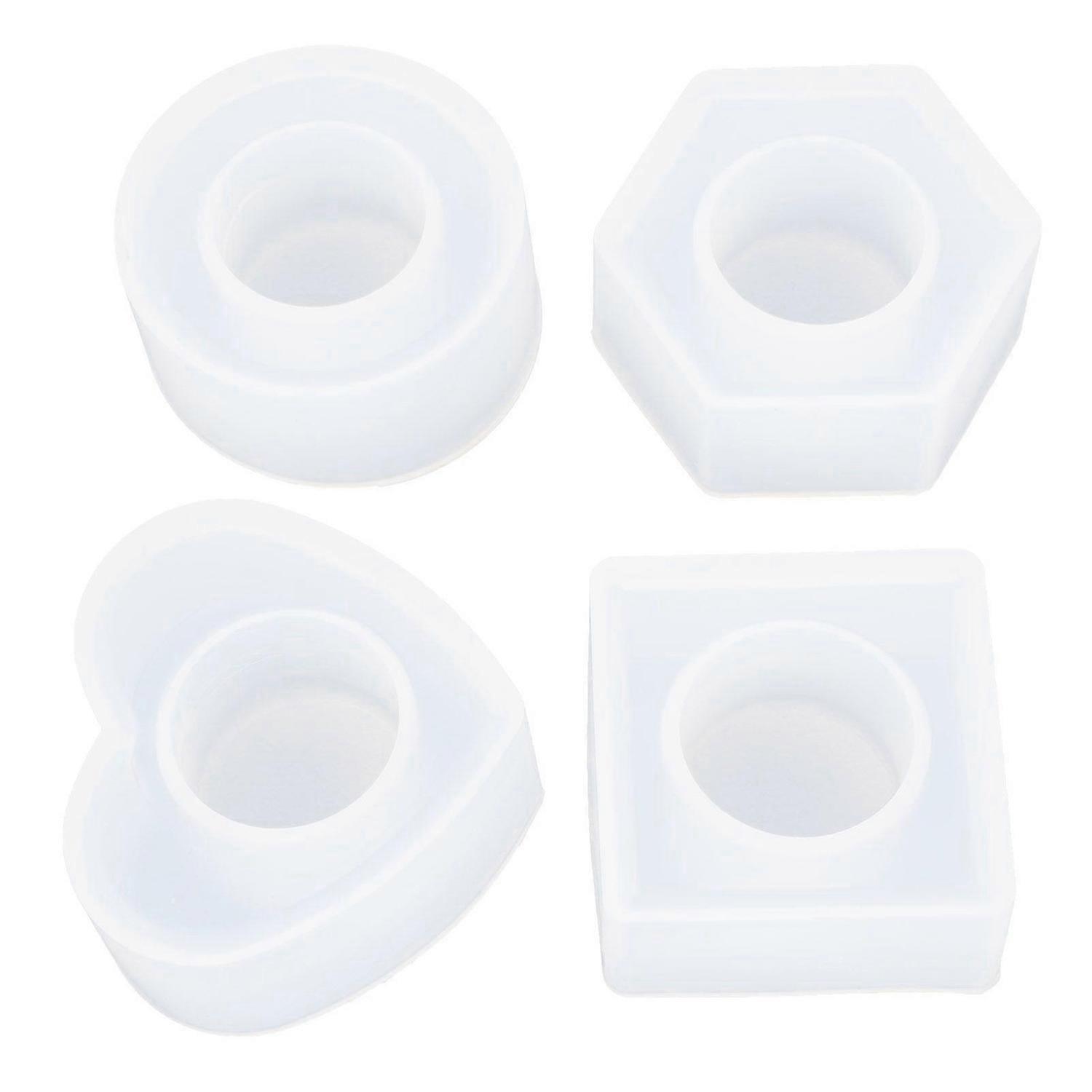 2025 Latest Model Crystal Epoxy Storage Box Mold DIY Hexagonal Round Square