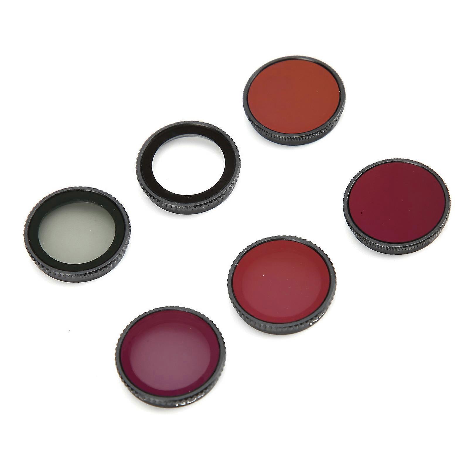 MCUV CPL ND4 ND8 ND16 ND32 Camera Lens Filters 6-in-1 Set, 70g