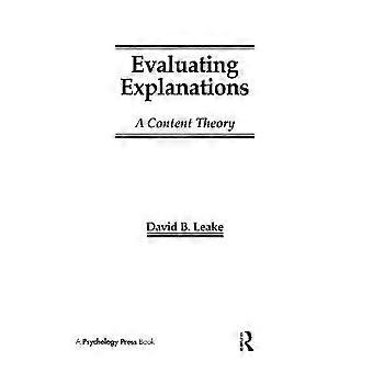 Evaluating Explanations
