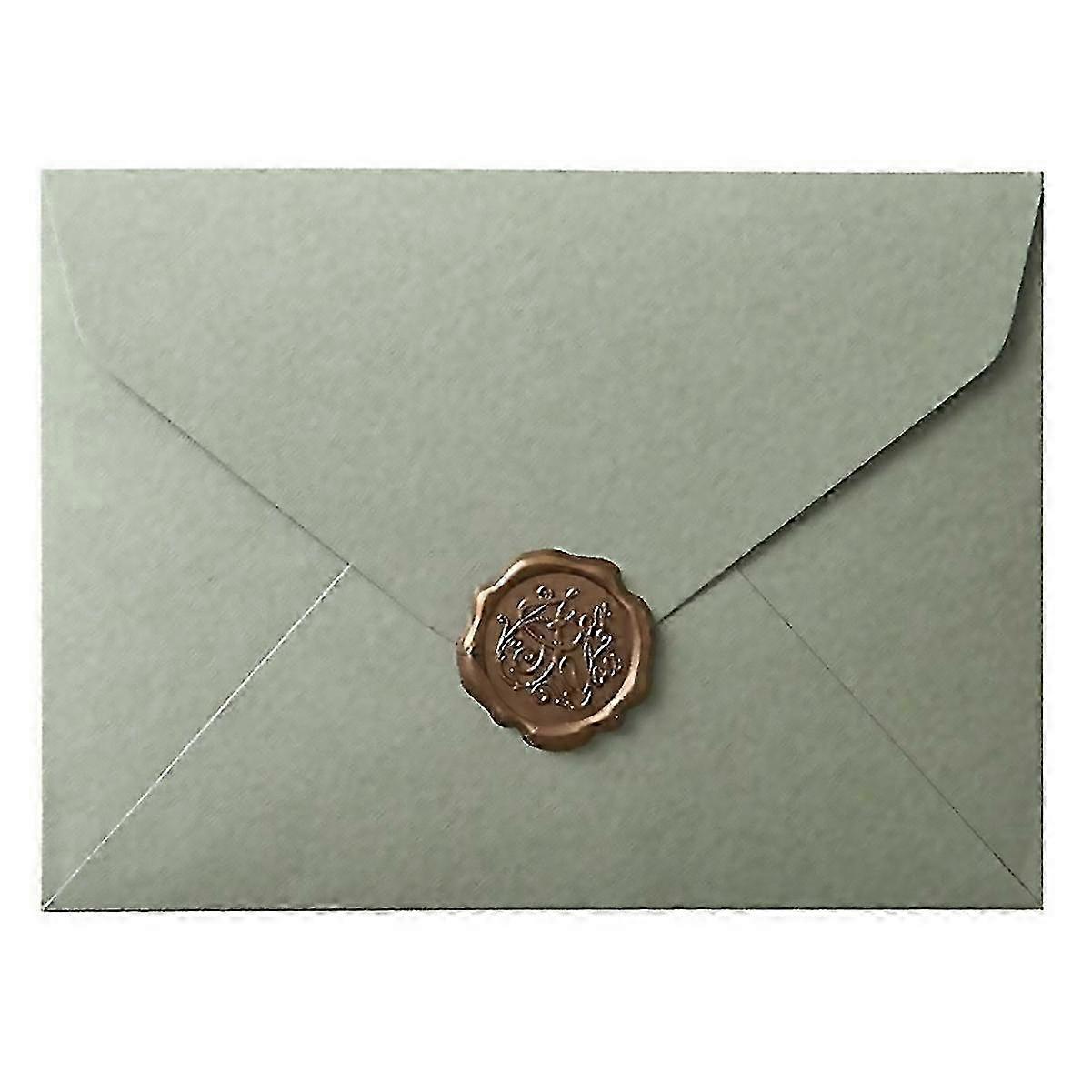 2025 20pcs Modern Simplicity Envelope With Fire Paint Imprint 16x12cma