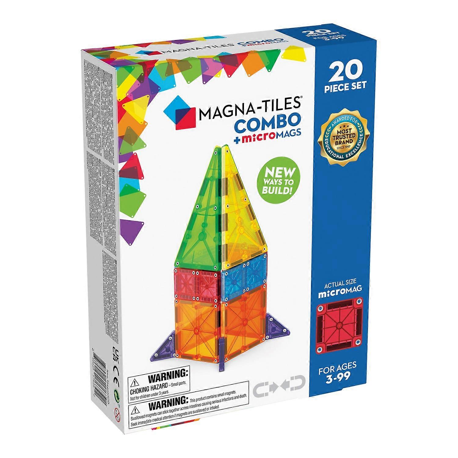 Magna-Tiles Micromags Combo Set 20 pièces