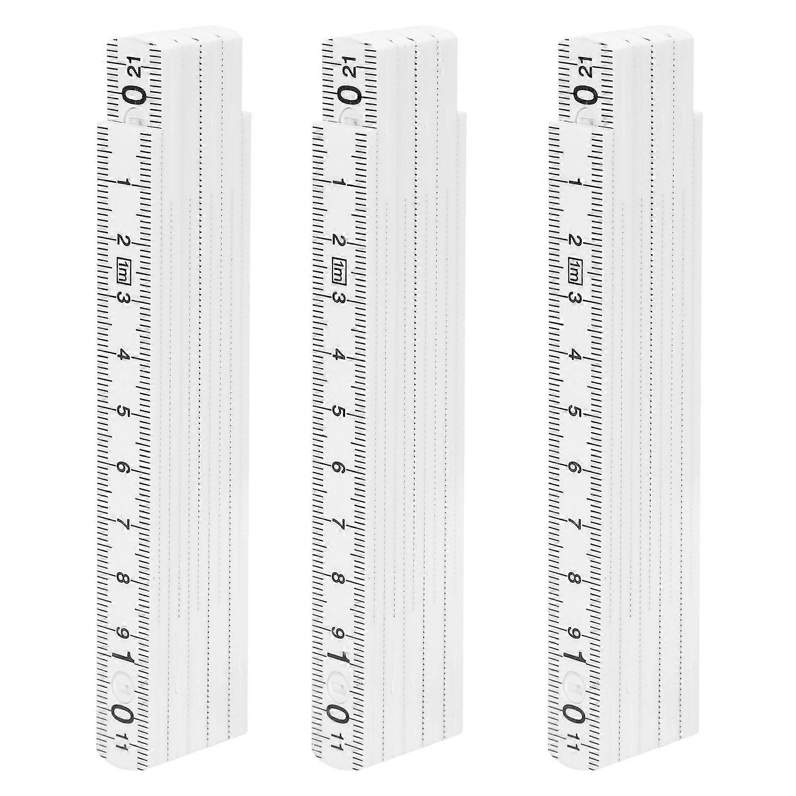 3Pcs Folding Ruler DIY Multi Angle Ruler Linear Measurement for Carpentry Tile Laying