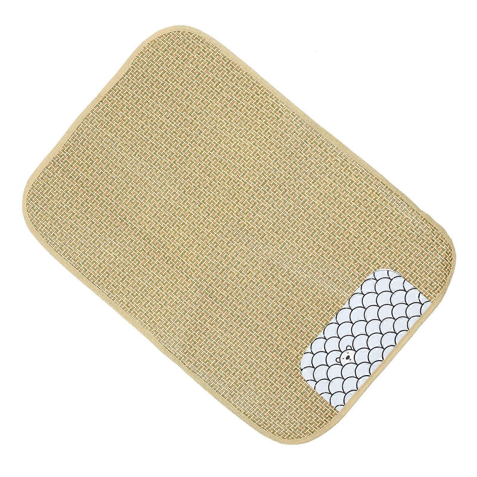 Cat Cooling Rest Mat Durable Pet Floor Pad for Summer 1 Piece