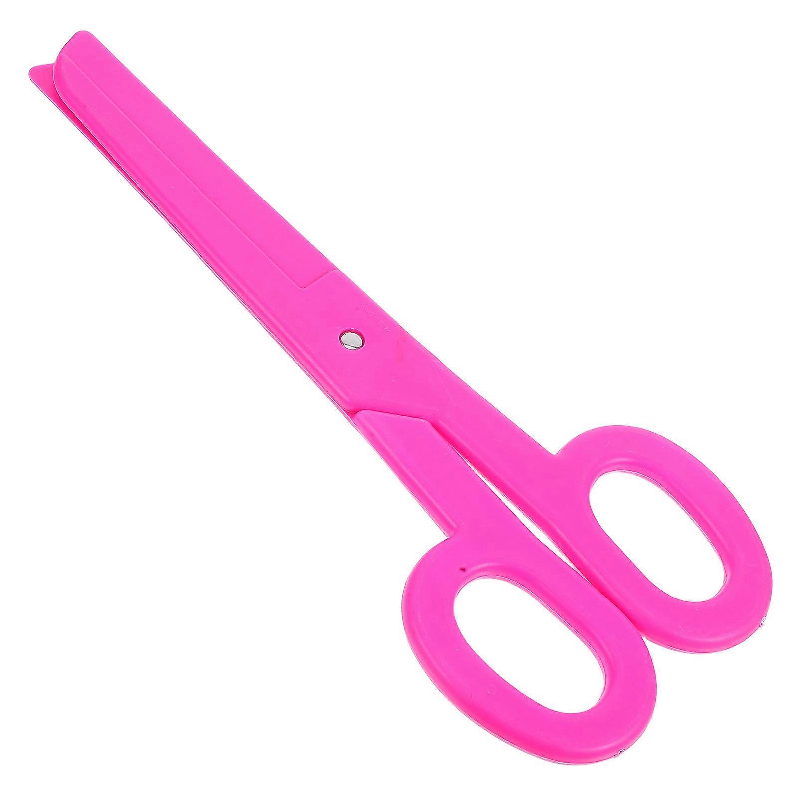 Plastic Large Clown Scissors for Stage Performance 5Pcs Costume Prop