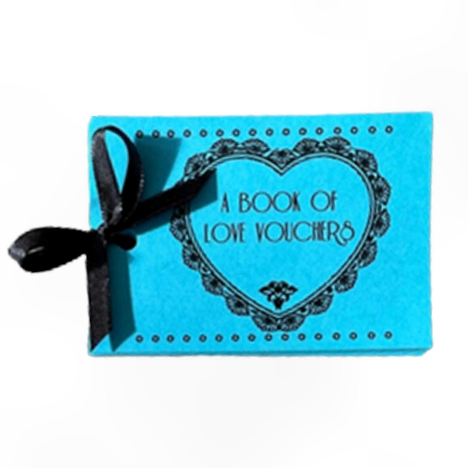 20-Pack Customizable Voucher Book with Vibrant Colors and Clear Text for Romantic Occasions
