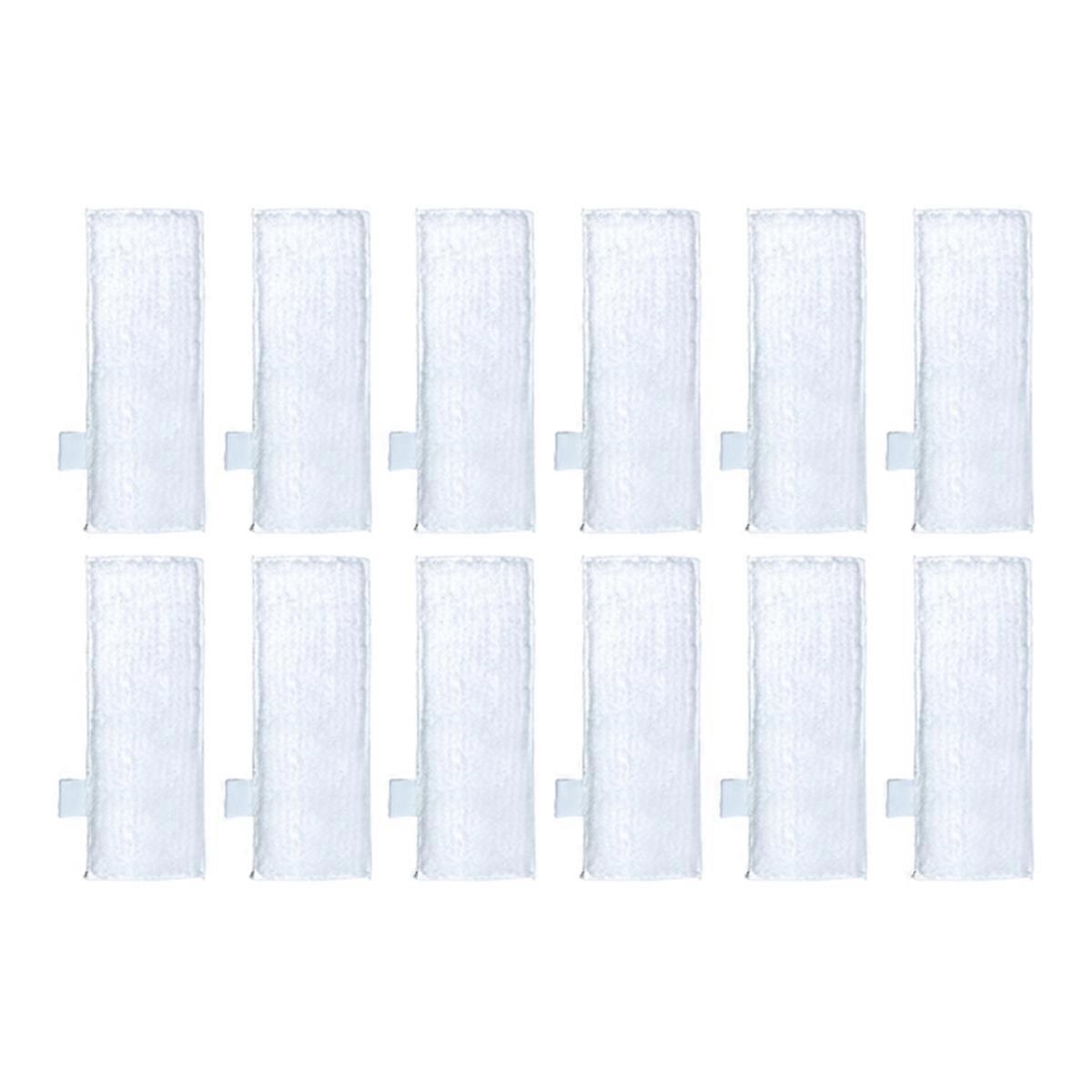 12PCS Steam Cleaning Pad for Steam Cleaner Replacement Parts Steam Microfiber Mop Cloth Steam Mop P