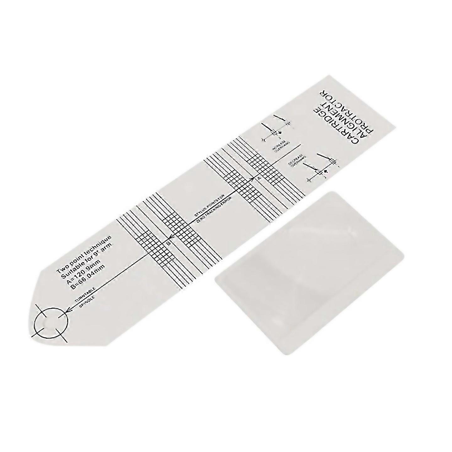 For Cartridge Stylus Alignment Protractor Angle Calibration Gauge