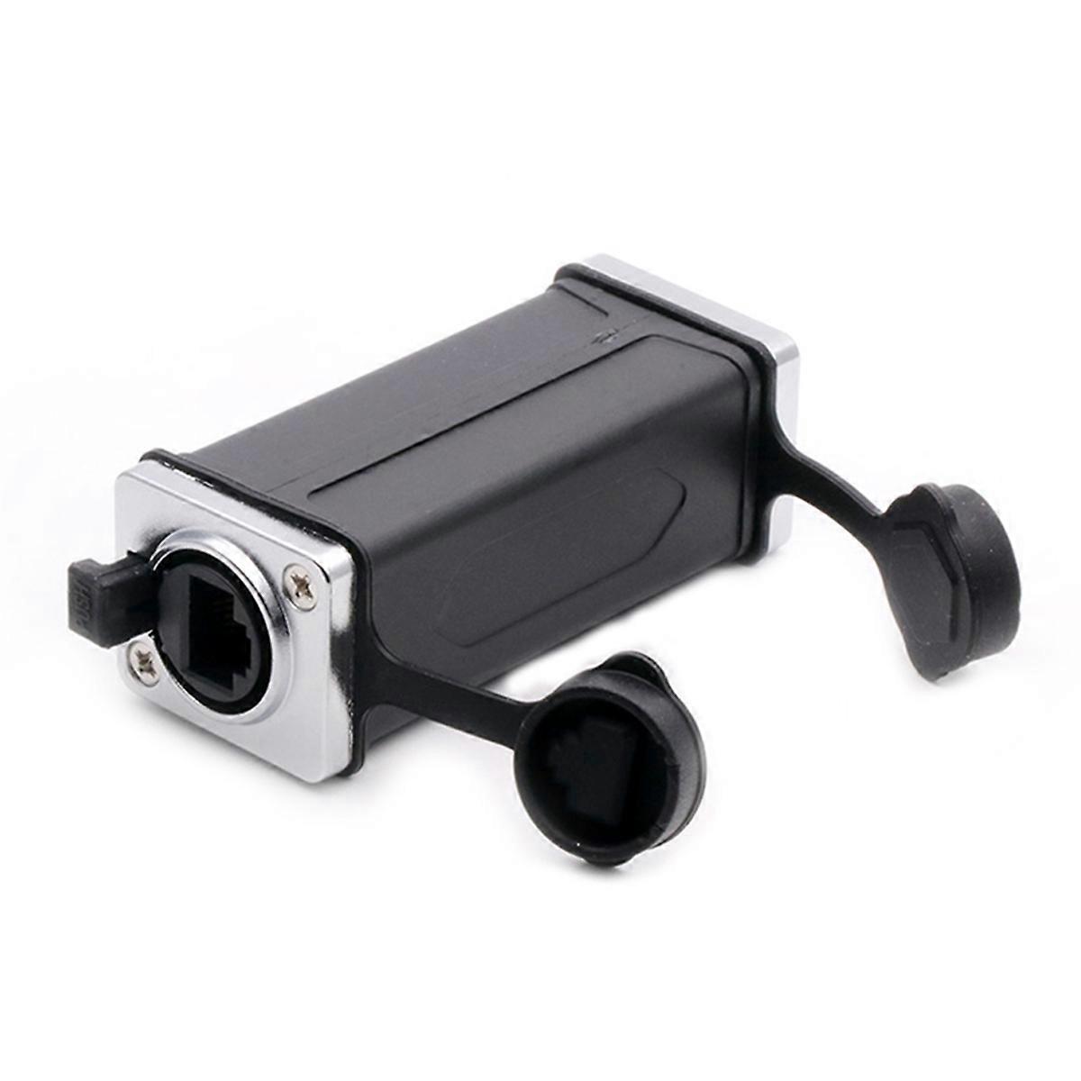 RJ45 8P8C Ethernet Connector Panel Mount Sockets Adapter(A)