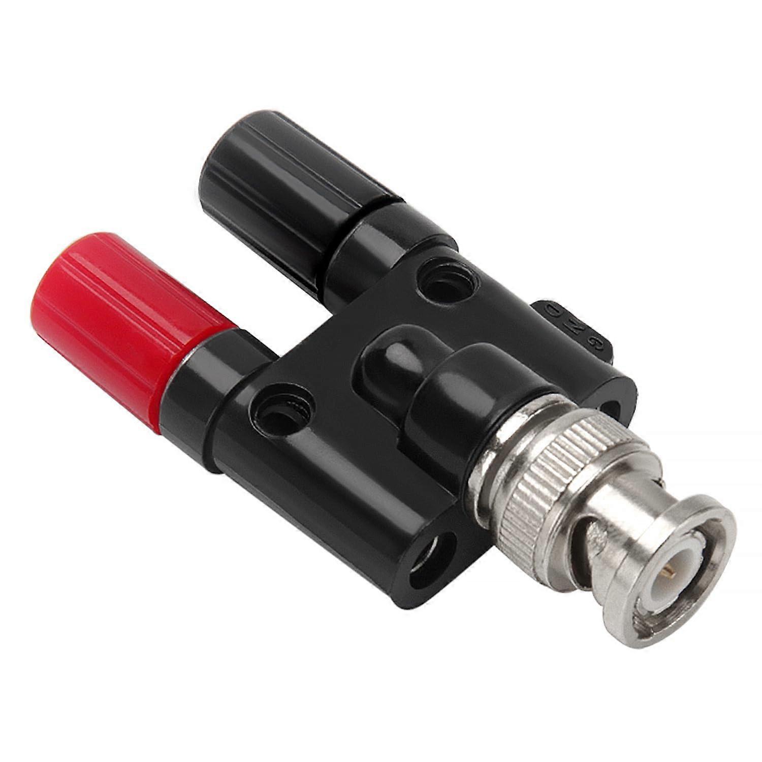 BNC Male Plug To 2 X 4mm Dual Banana Female Jack Socket Binding Post Audio Adapter Connector Oscilloscope Banana Jack