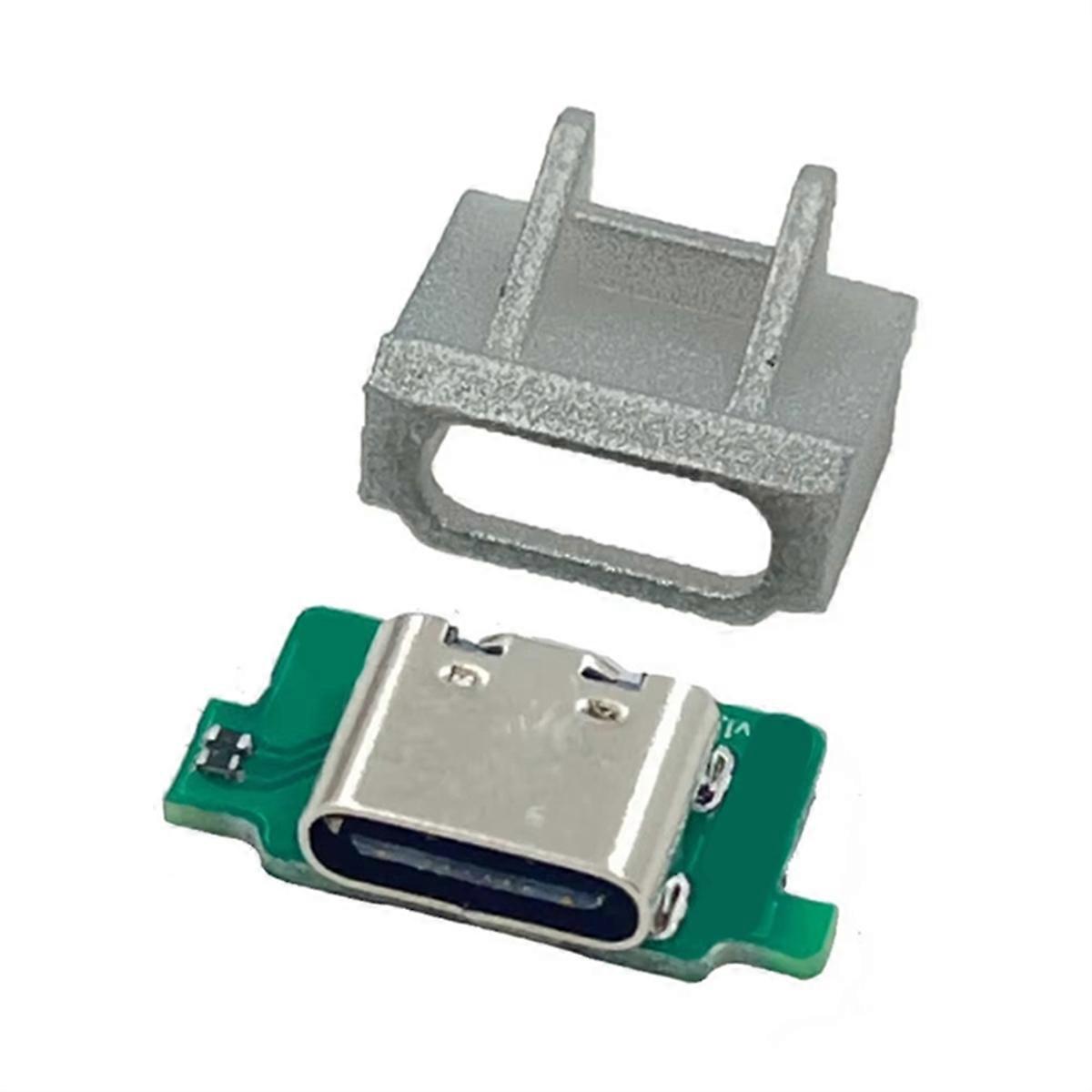 DIY USB-C Type-C Charging Port for Gameboy Micro-GBM Console Replacement USB Port Repair Part Silve