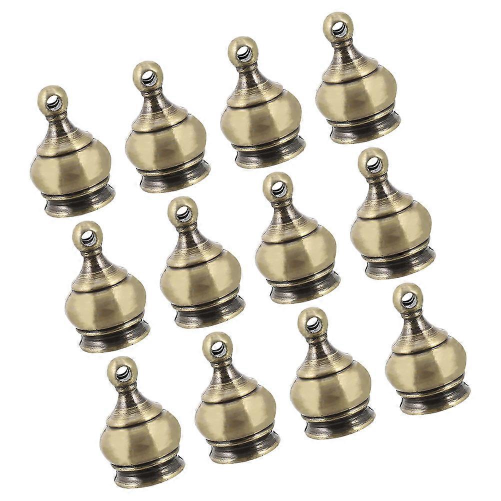 Finial Lamp Shade Fitting for Lamp Decoration with M10x1 Thread 60Pcs