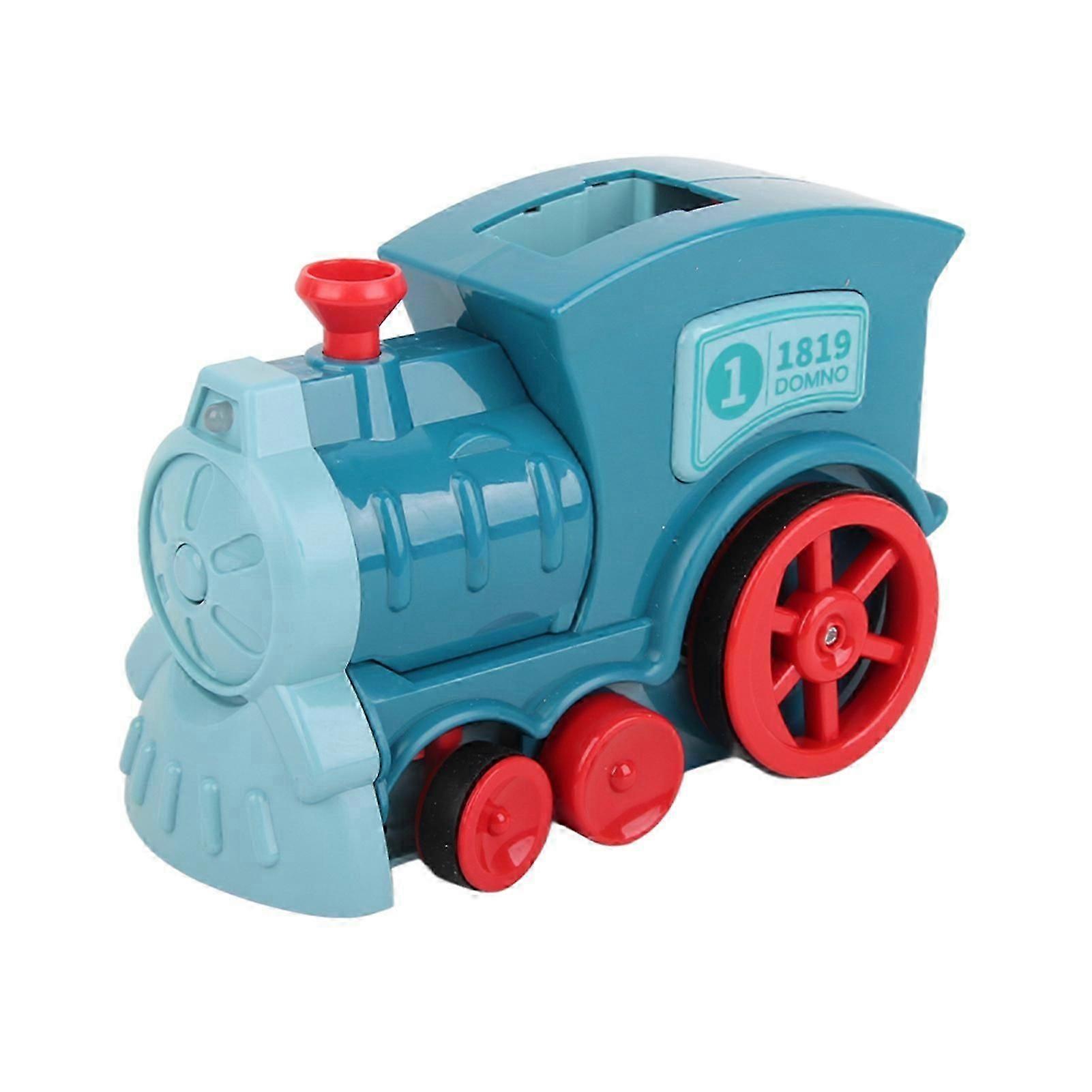 Domino Train Toy Set for Kids with Automatic Laying Building Blocks