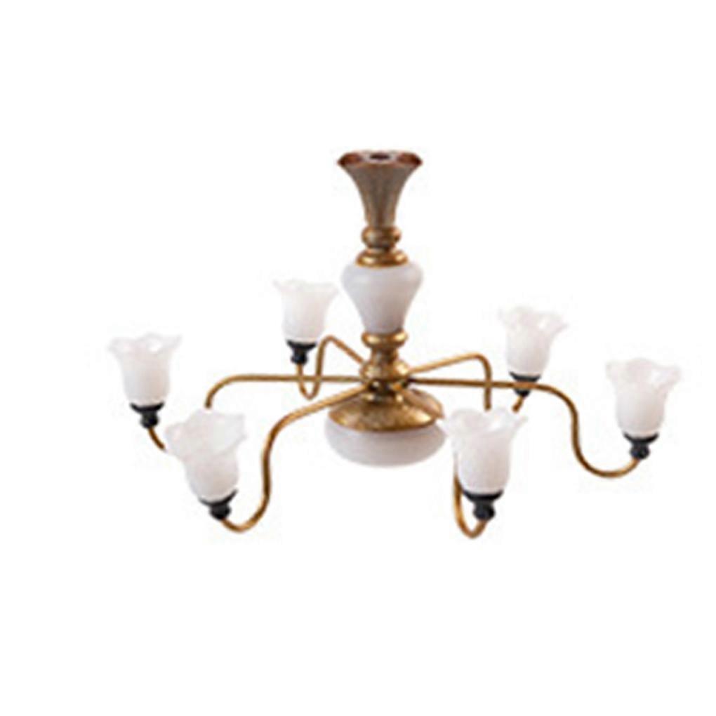 Miniature Ceiling Lamp Mini Chandelier Early Educational Lighting Fixture B