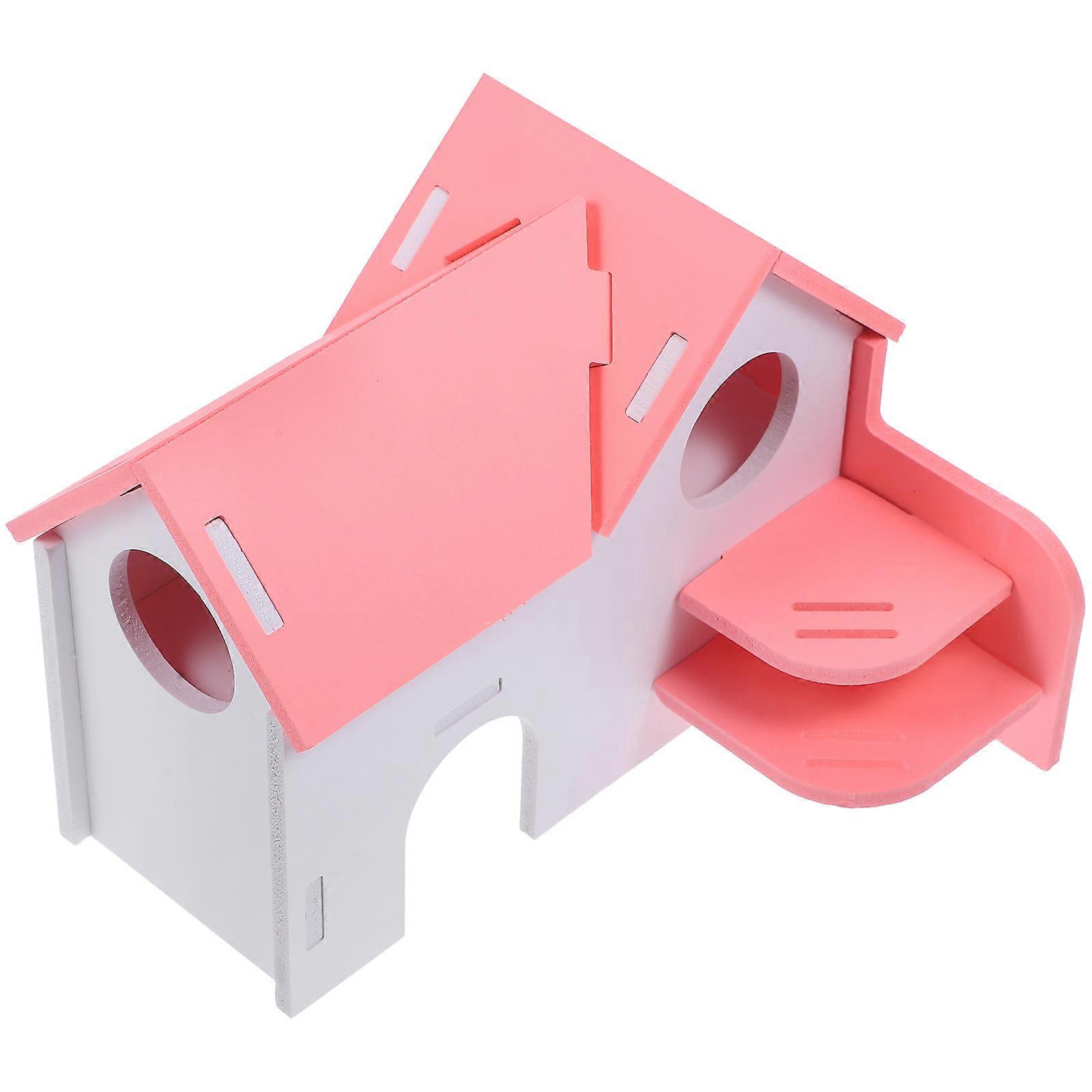 Multifunctional Hamster House Hamster Nest Small Animals Habitat Hut 17.10X12.90X6.50CM 1 Set