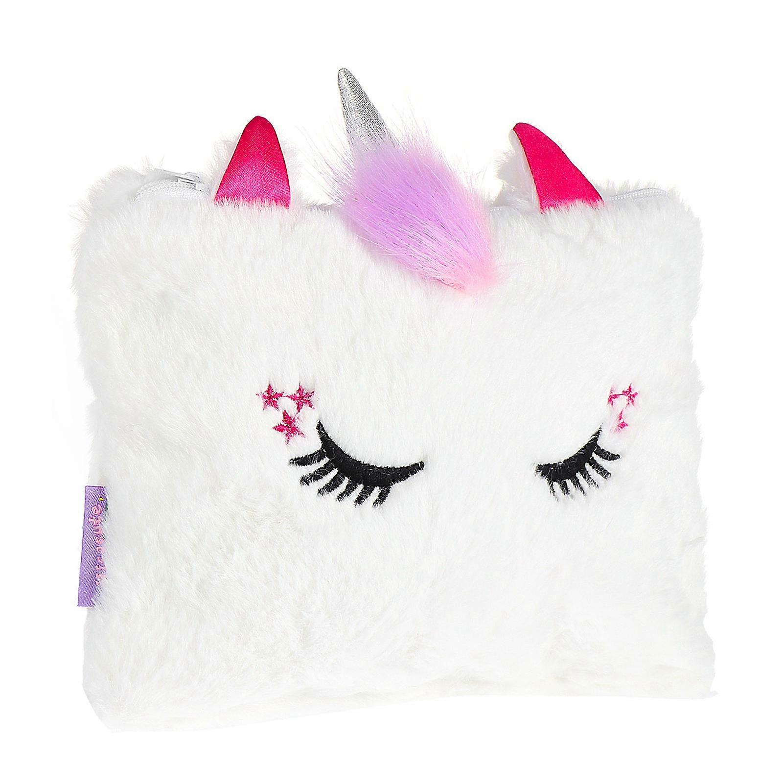 Student Supply Plush Pen Bag for Storage 2Pcs Pack