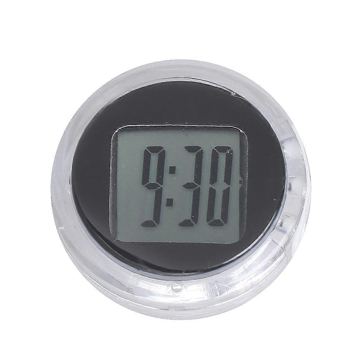 Car Digital Clock for Motorcycle Waterproof 3Pcs Self-Adhesive Dashboard
