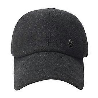 2025 Men Winter Baseball Hat Long Brim Solid Color Windproof Cold Resistant Ear Protection With Earflap Cold Weather Father Outdoor Cap