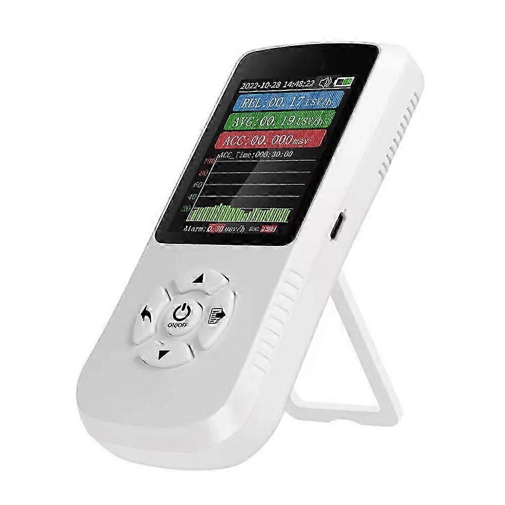 Handheld Portable Nuclear Radiation Electromagnetic Radiations Detector Household Laboratory Multi-function Radioactive Geiger Counter Digital 2.8inch