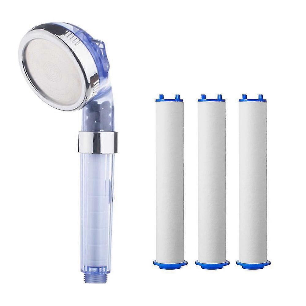 High Quality Residual Removal Pp Sediment Cartridge Filtered Shower Head Filter Pure Shower 3-speed