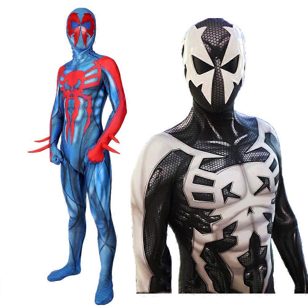 2099 Ultimate Spider-Man Costume Spiderman Muscle Zentai Suit Cosplay Halloween
