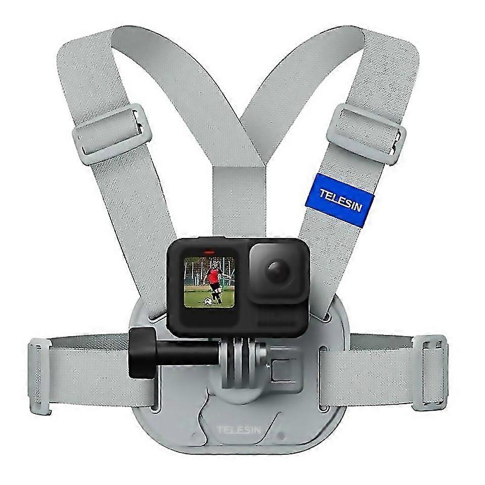 For Telesin S2cgp01gy Universal Action Camera Chest Belt Bracket Quick Release Chest Strap Mount
