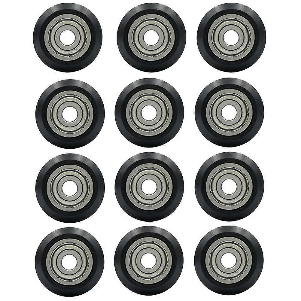 Roller for 3D Printer Plastic Replacement Passive Round Wheel Pulley 24Pcs