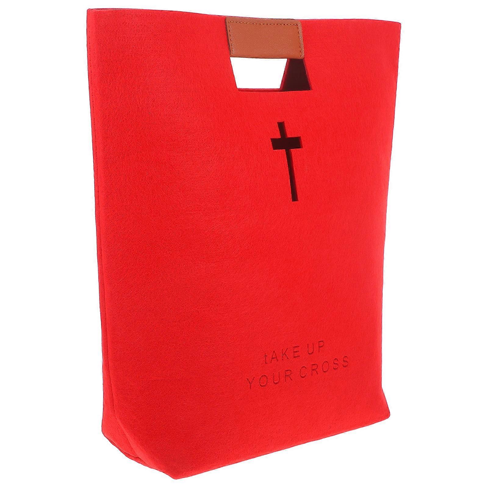 Bible Storage Tote Felt Handbag for Storage 2Pcs Large Multi Use Bag