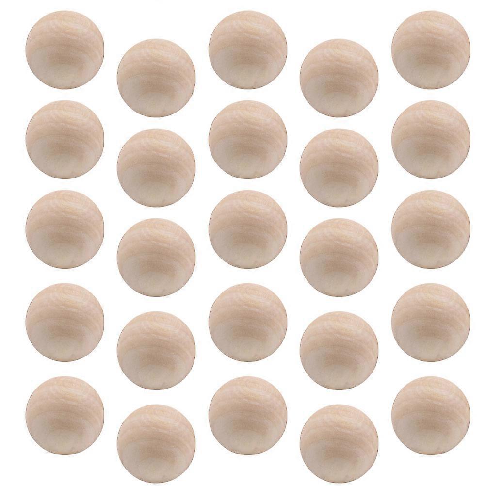 Creative DIY Bead Accessories 200 Pcs Solid Round Beads For Jewelry Making Carving Craft With Smooth Surface