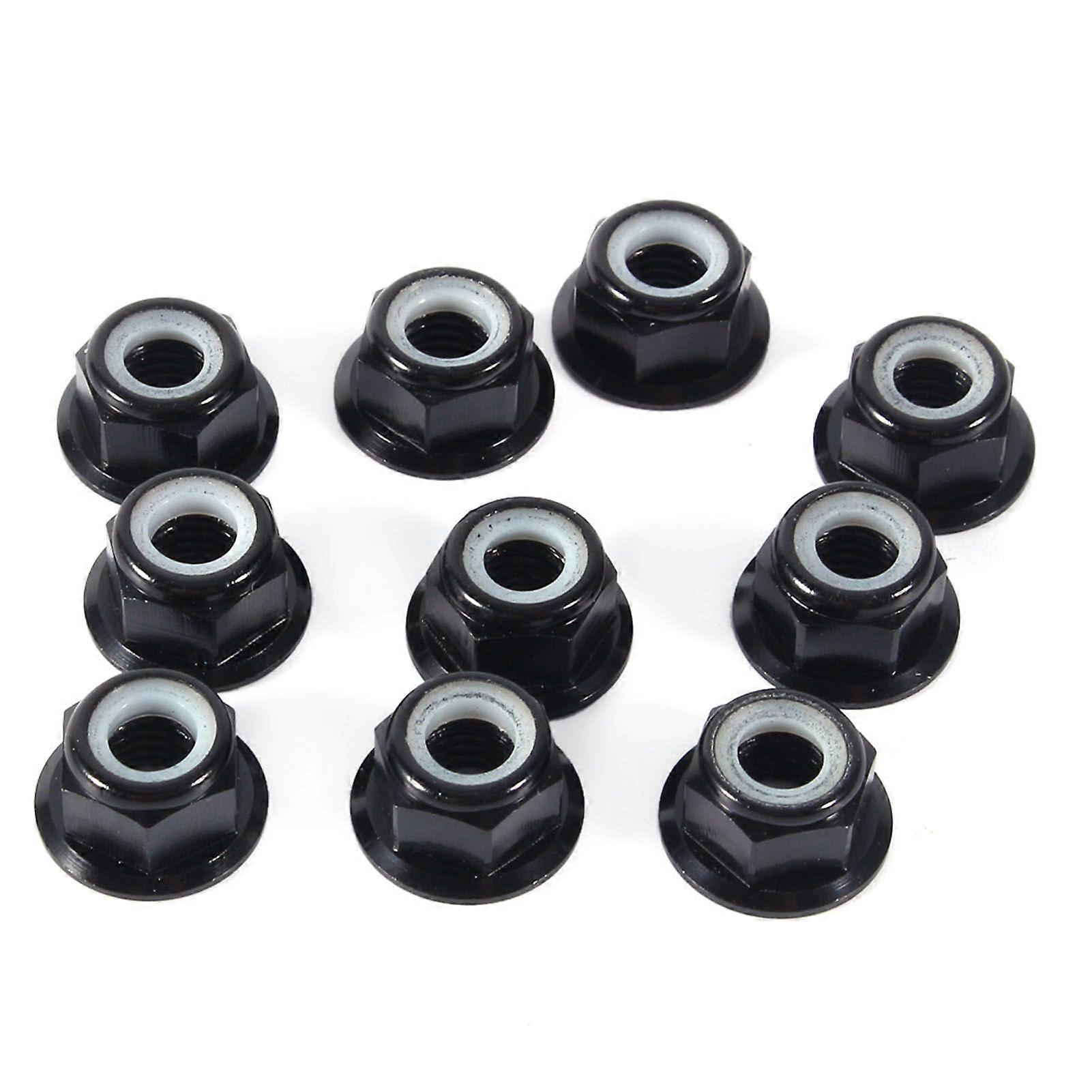 Anodize M5 Nylon Insert SelfLock Nuts Hex Lock Nut Aluminum Alloy 10Pc