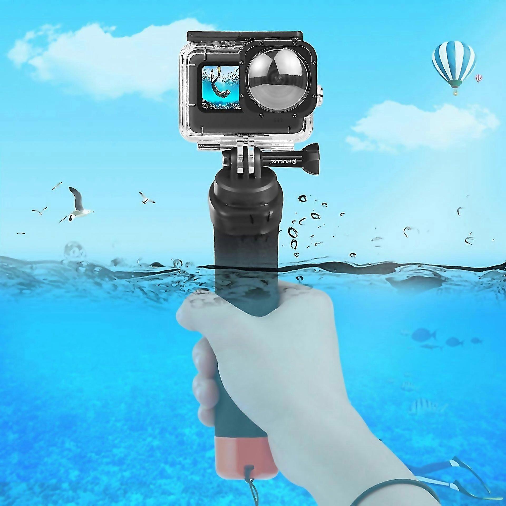 For Puluz Floating Foam Hand Grip Buoyancy Rods With Strap Quickrelease Base For Gopro Insta360 Dji