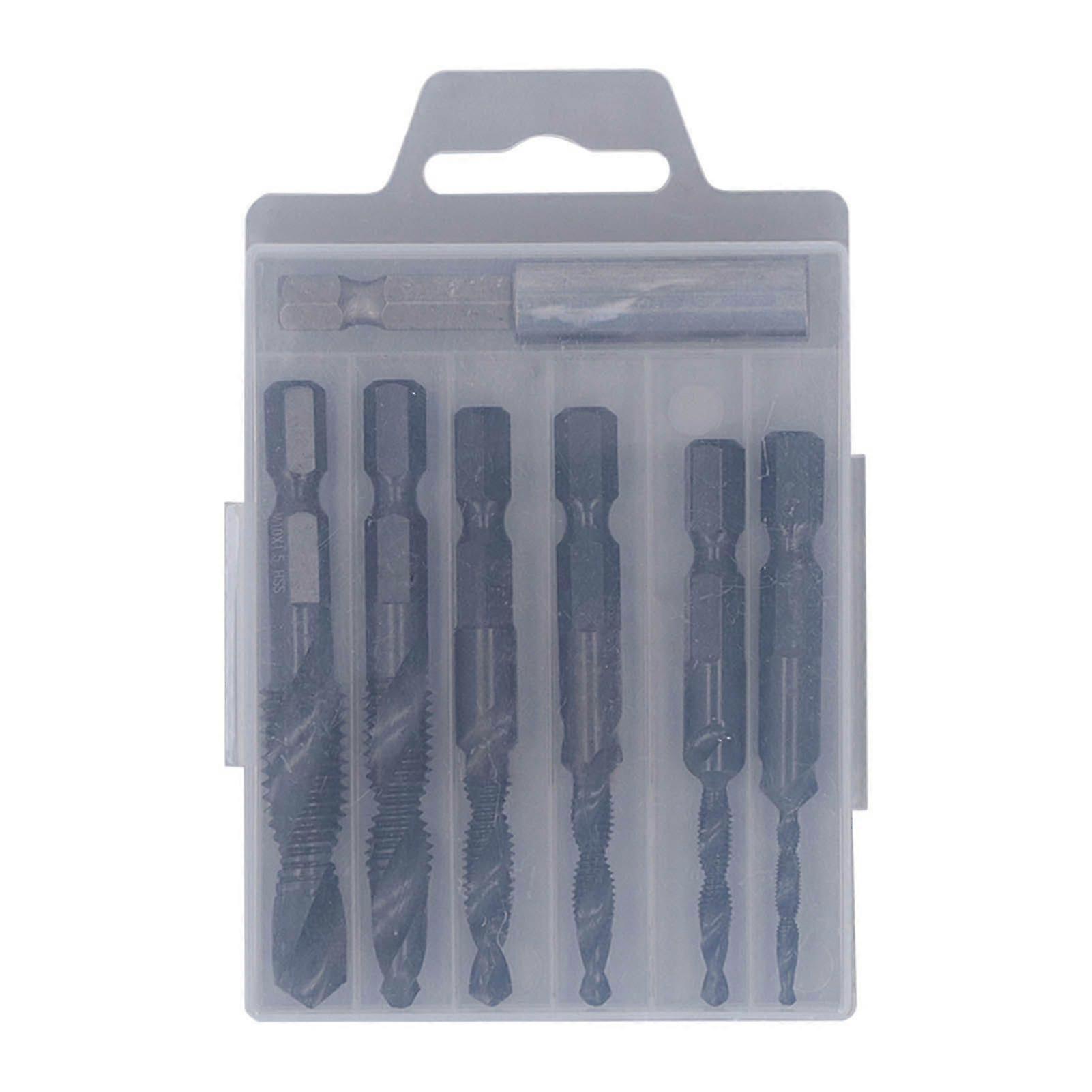 High quality  High speed steel three-in-one compound tap set hexagonal handle