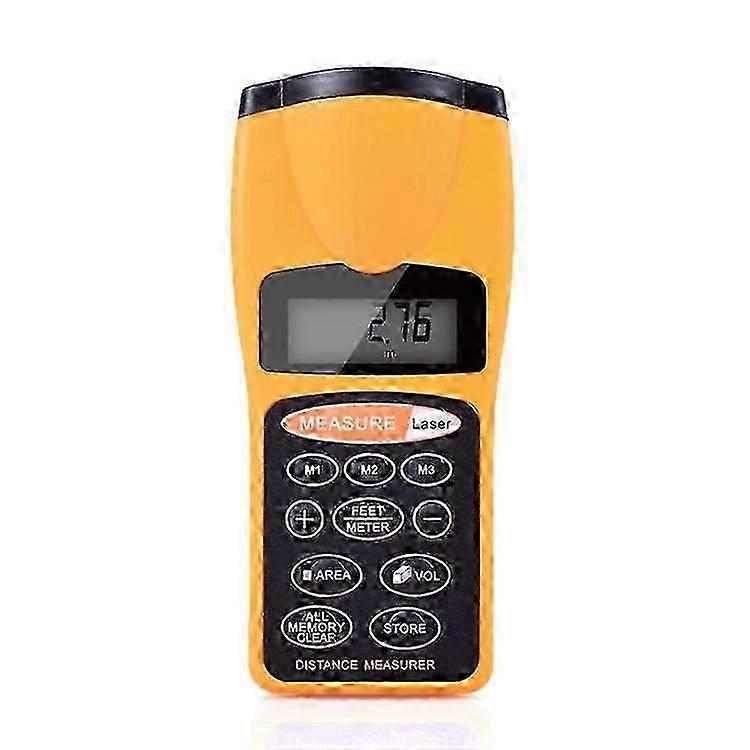 Multifunctional LCD Ultrasonic Range Finder with Laser Pointer for Various Applications