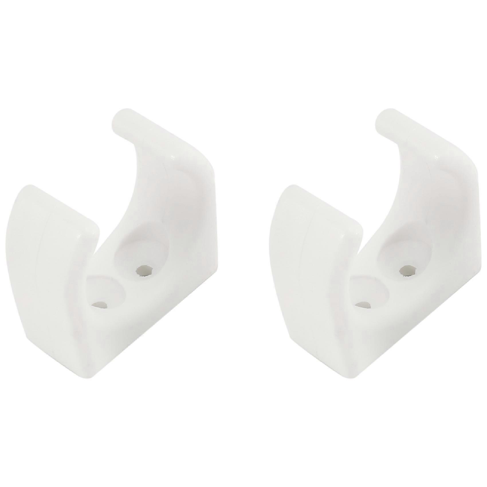2 Pcs Nylon Escada Clipe Gancho Clipe para Barco Iate, Branco