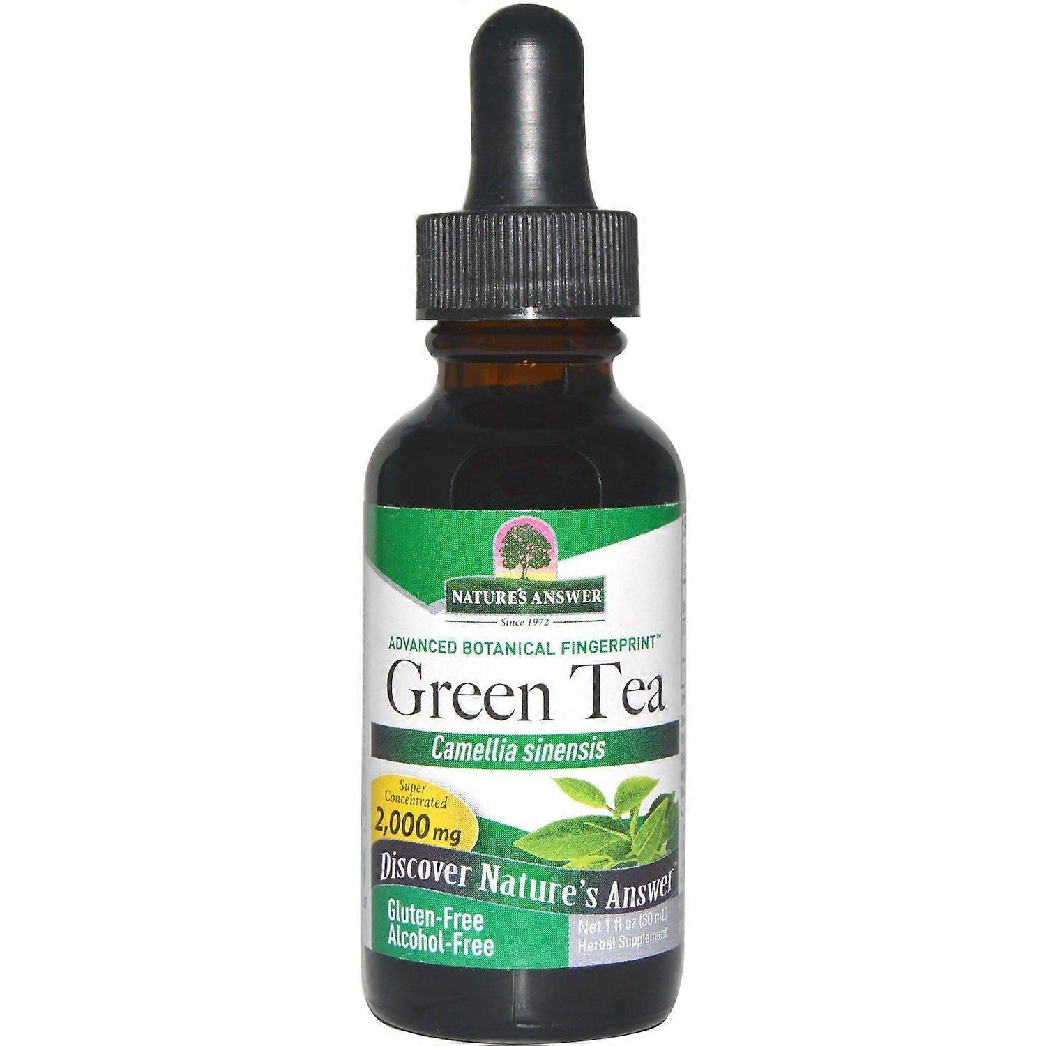Nature's Answer, Green Tea, Alcohol-Free, 2,000 mg, 1 fl oz (30 ml)