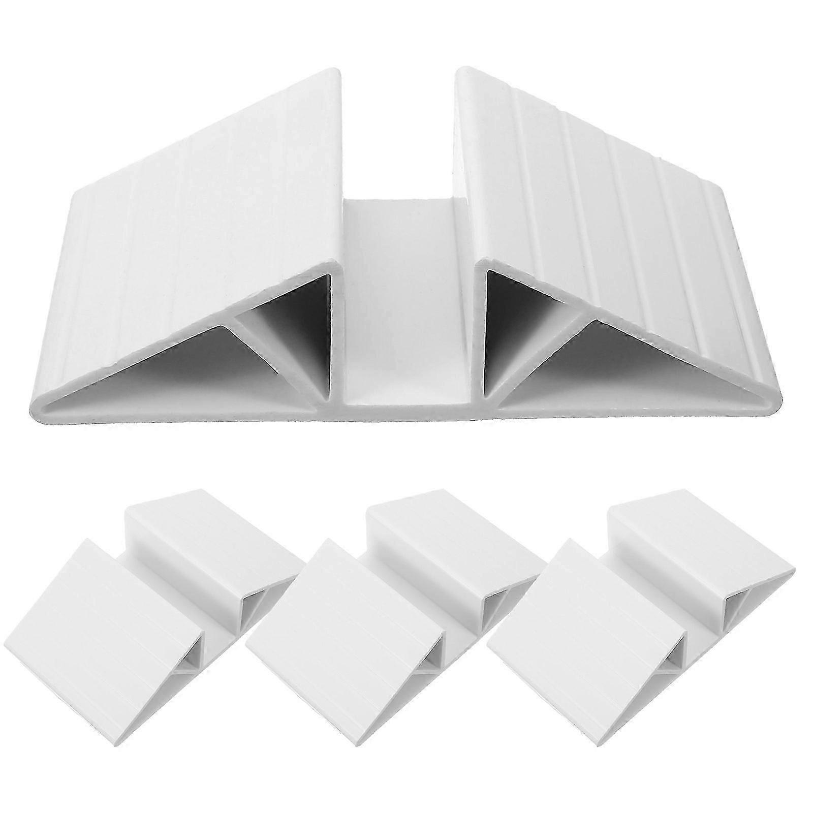 4pcs Triangle Reinforcement Groove Brackets Replacement for Baby Gates Child Safety Gates Fittings