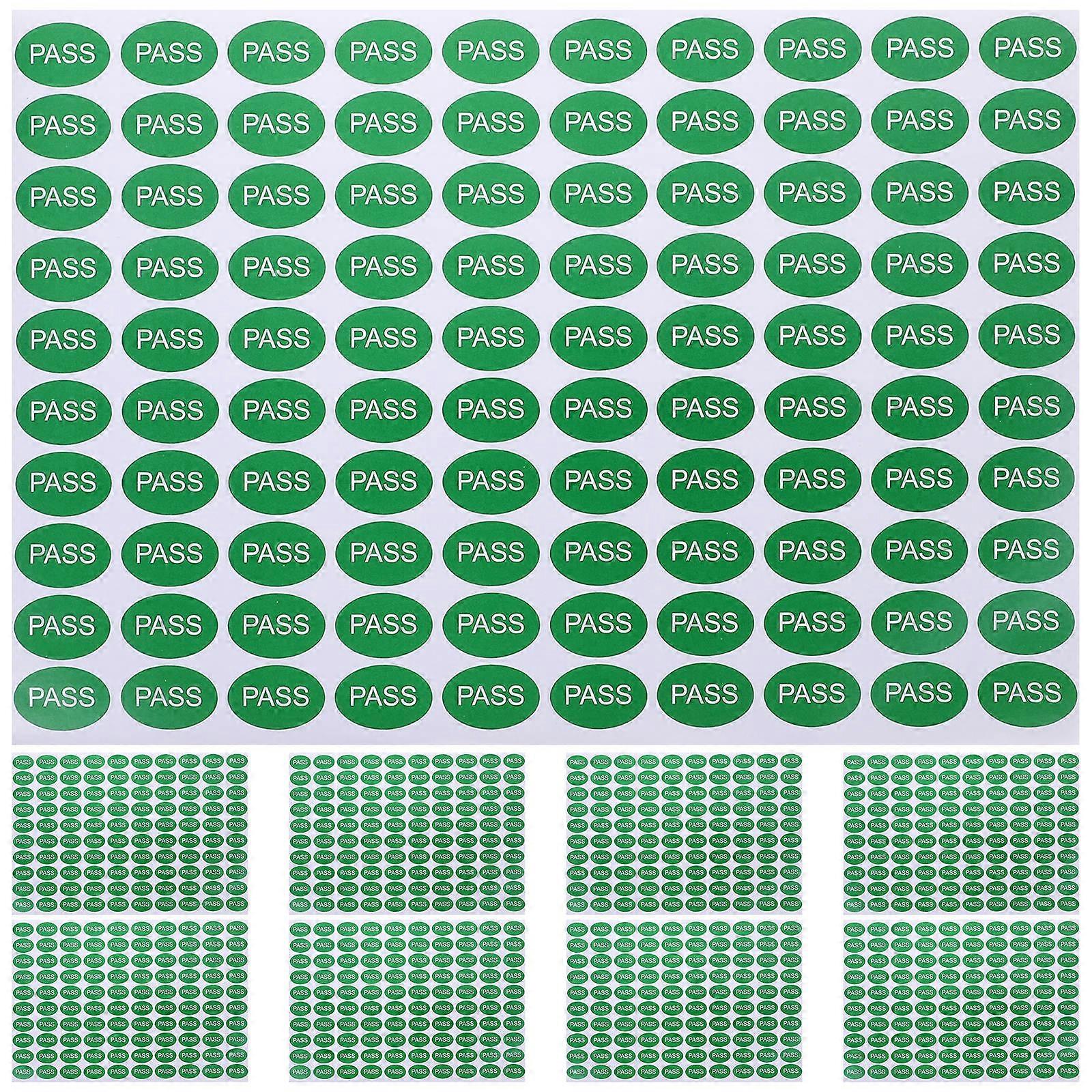 Passed Labels Stickers Qc Passed Labels for Warehouse Use 10000Pcs