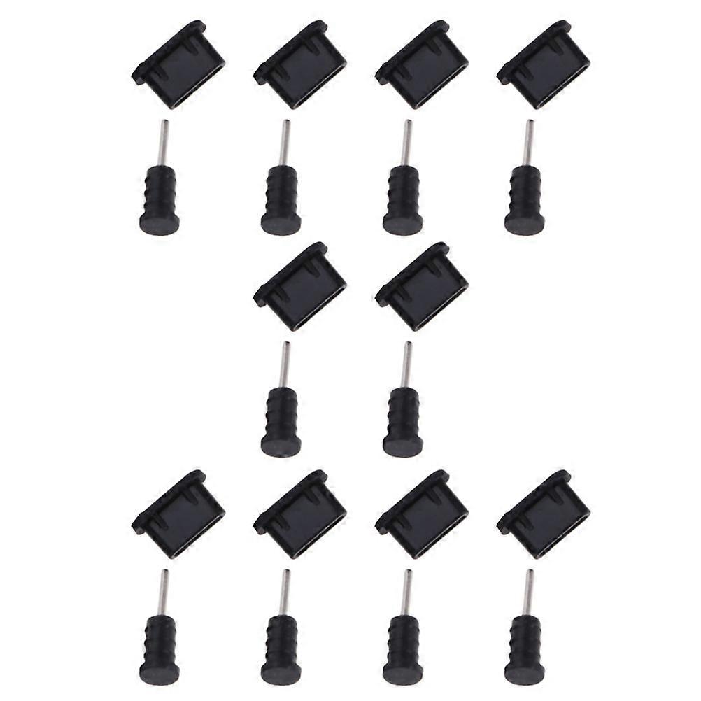 Type-C Plug Silicone Dust Plugs for Phone Charging Port and Earphone 60Pcs