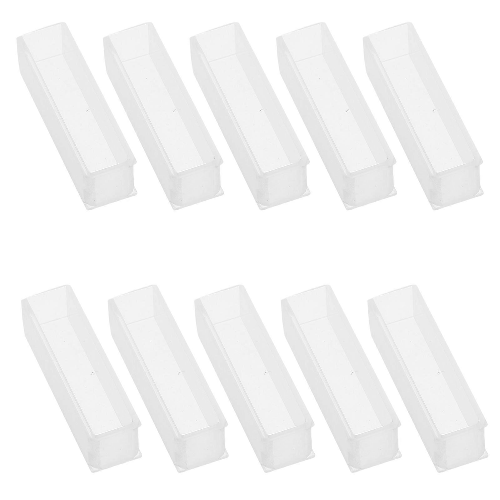 10Pcs Transparent Glass Cuvettes for Scientific Research Quantitative Analysis