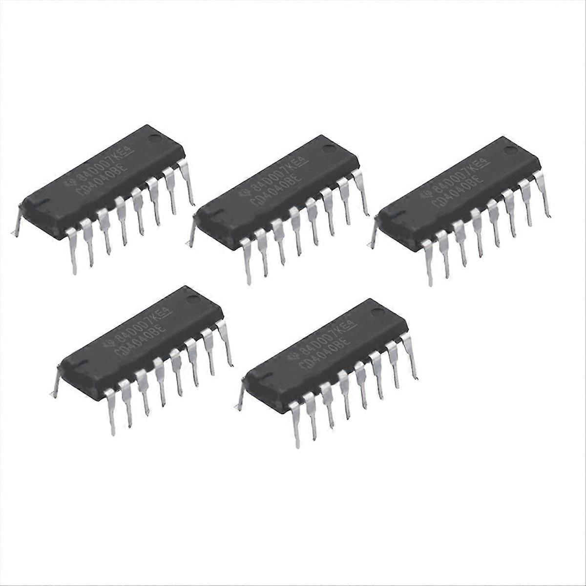 5PCS CD4040BE Chip DIP16 Logic Chip Divider Binary Counter Chip