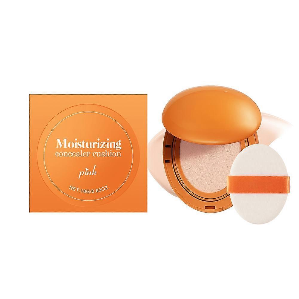 Hydrating Concealer Cushion for Dark Circles and Acne Scars Lightweight Natural Finish