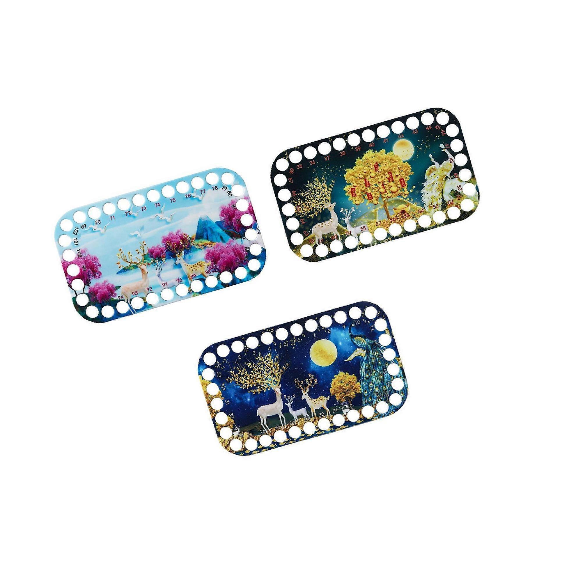 3Pcs Embroidery Floss Organizer DIY Accs Needlework Thread Sorter Sewing