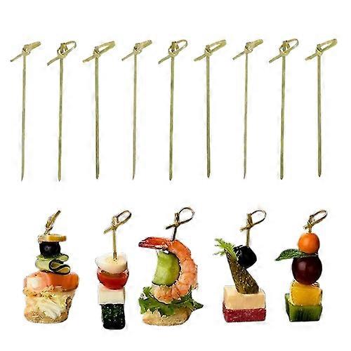 500pack Bamboo Cocktail Picks Toothpicks 4 Inch