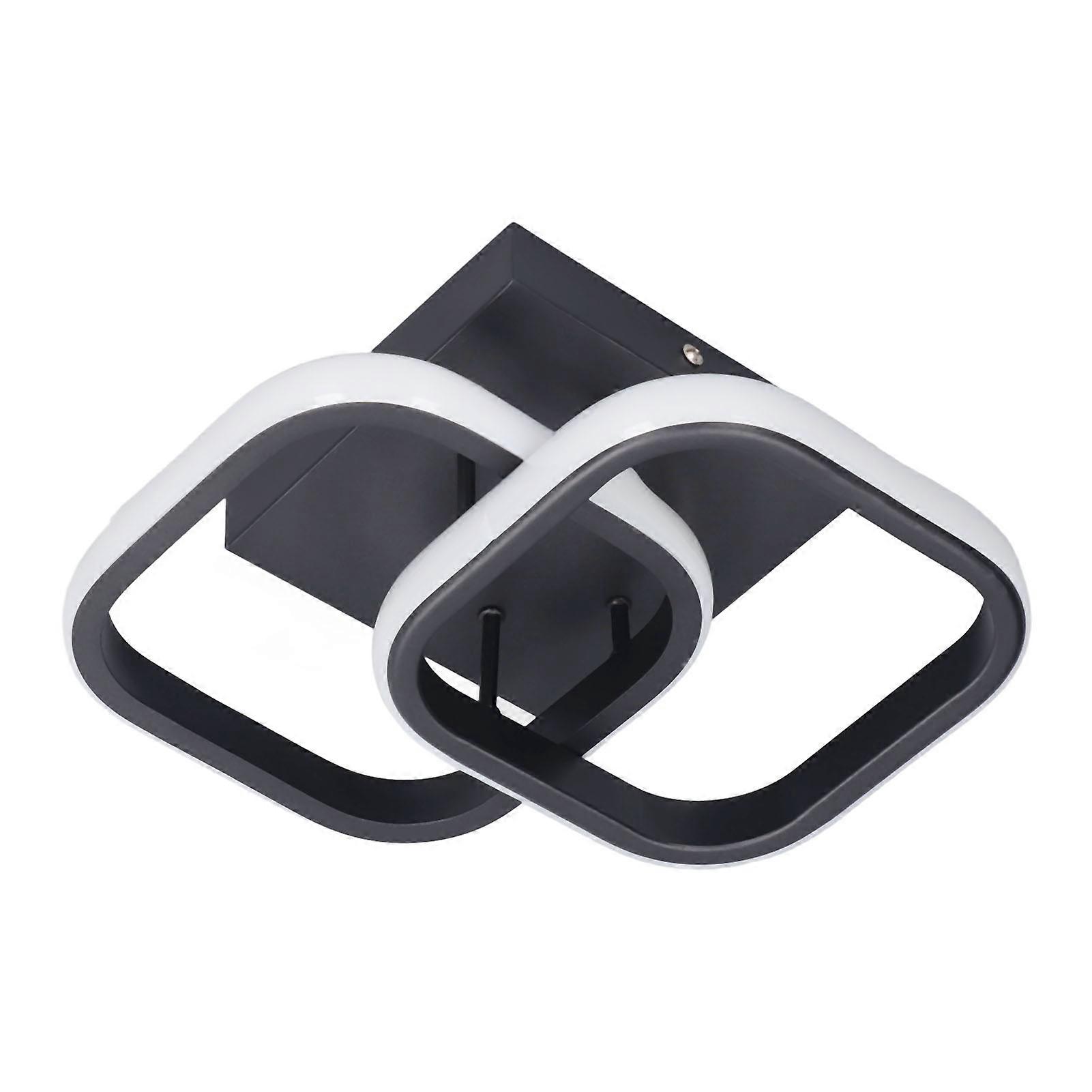 Modern LED Ceiling Light Elegant Stylish Quadrate Overlapping LED Ceiling Lamp for Bedroom Living Room 85‑265V 