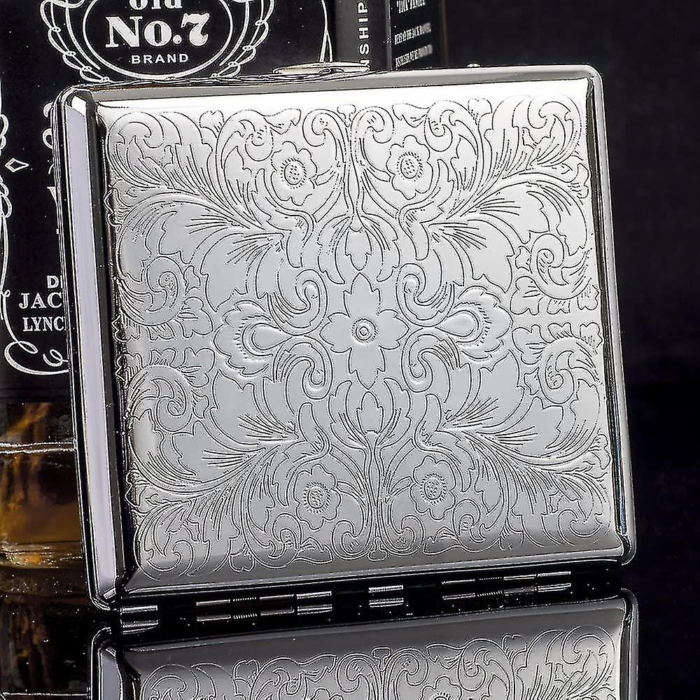 Full Metal Cigarette Case Eco-friendly Smooth Like The Mirror
