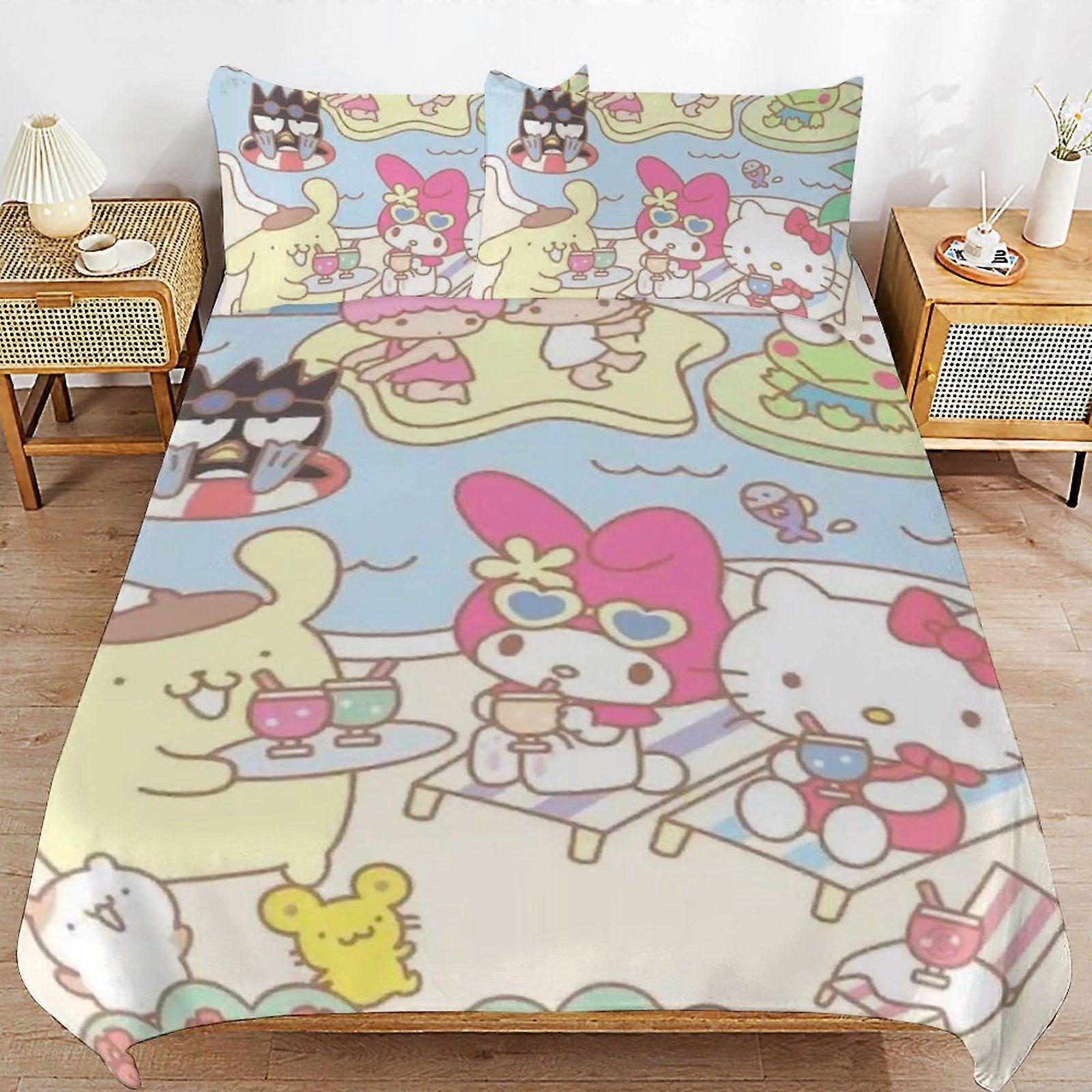 W219 Sanrio Ultra Durable Bedding Touch Machine Safe Comfort Thread Finish Duvet Cover Sets Rest Kit M219